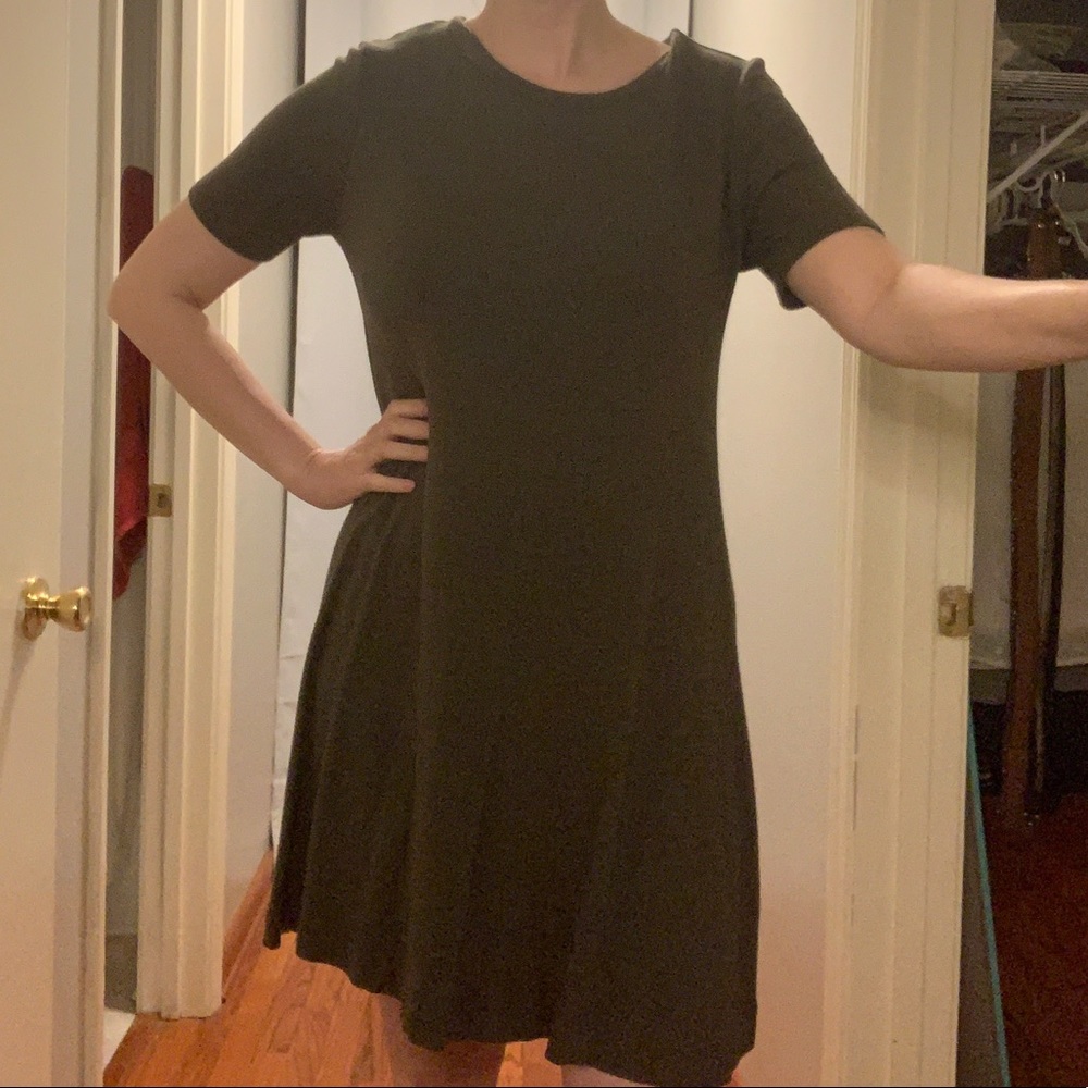 Anne Taylor Loft Lou & Gray Army Green Dress